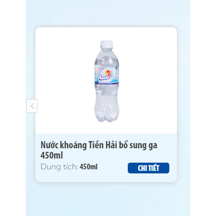 [Khoáng Mặn] Nước khoáng KIỀM Tiền Hải bổ sung ga 450ml ( 1 chai )