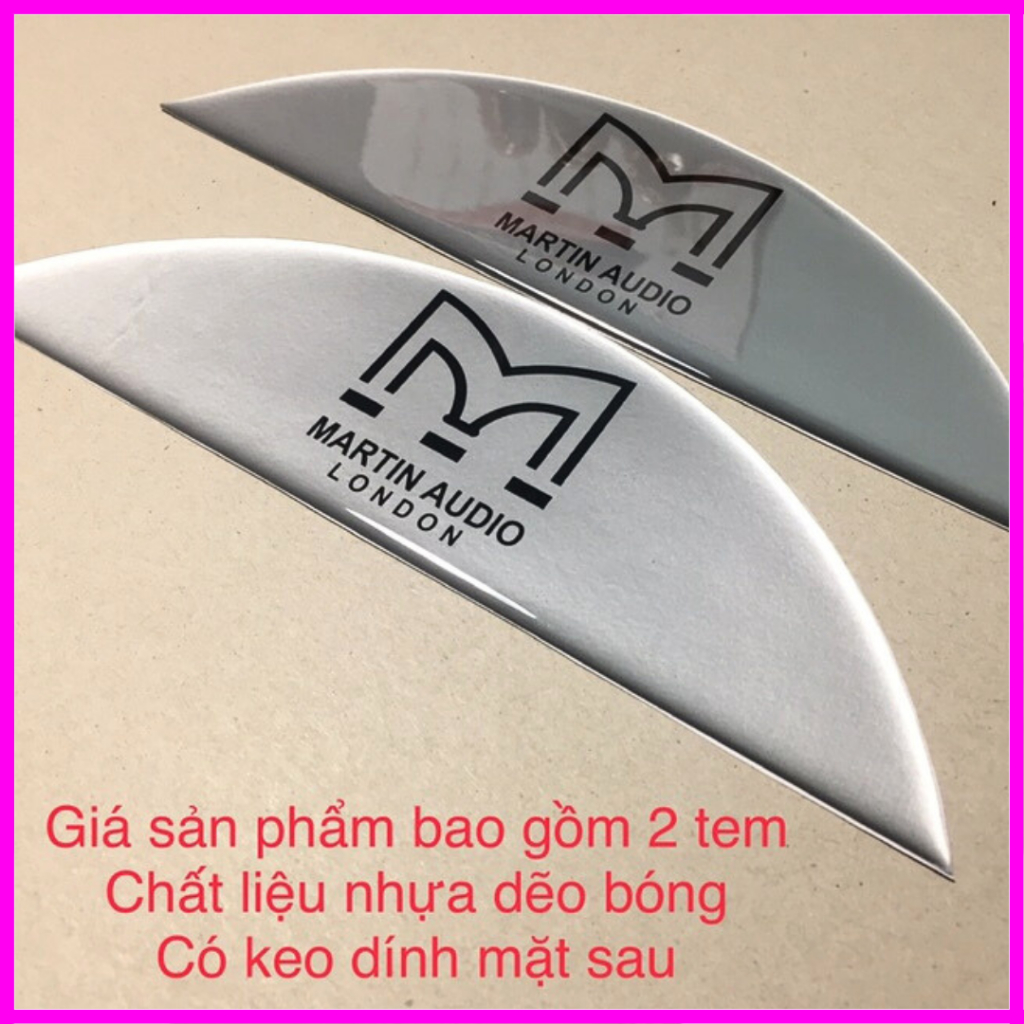 Tem Loa Martin Dài Nhựa Dẻo ( giá 2 tem )