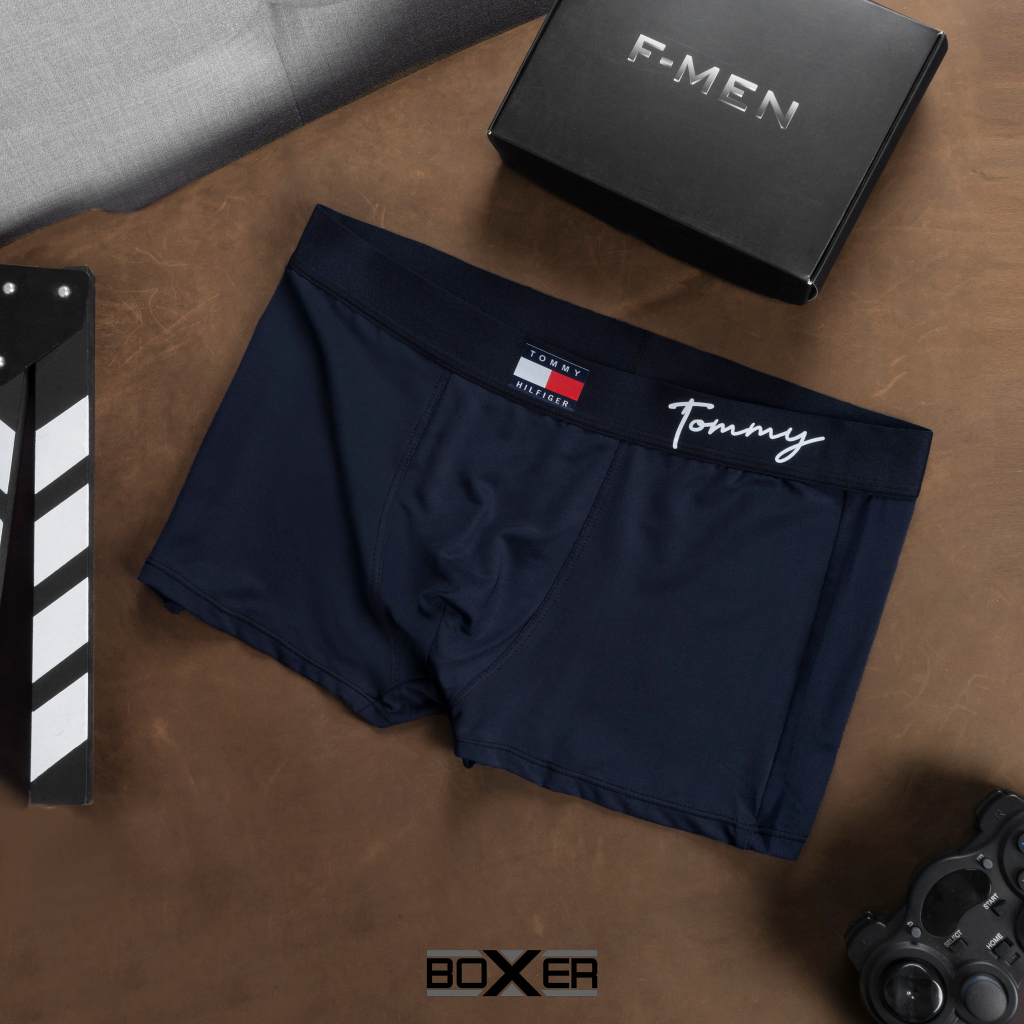 Quần lót nam boxer nhiều màu chất thun lạnh kháng khuẩn co giãn 4 chiều phong cách nam tính - TOM03