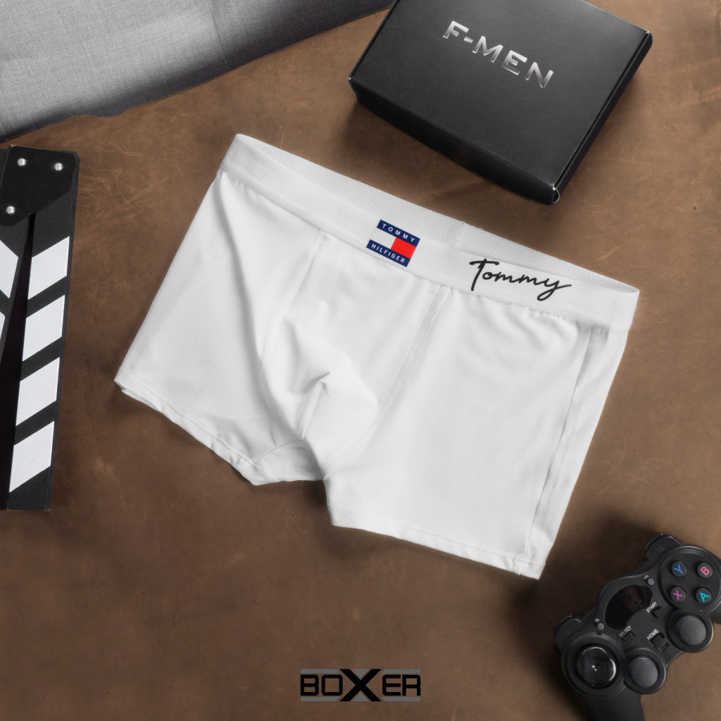 Quần lót nam boxer nhiều màu chất thun lạnh kháng khuẩn co giãn 4 chiều phong cách nam tính - TOM03