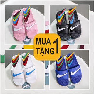 Dép nam quai ngang nk logo đổi màu