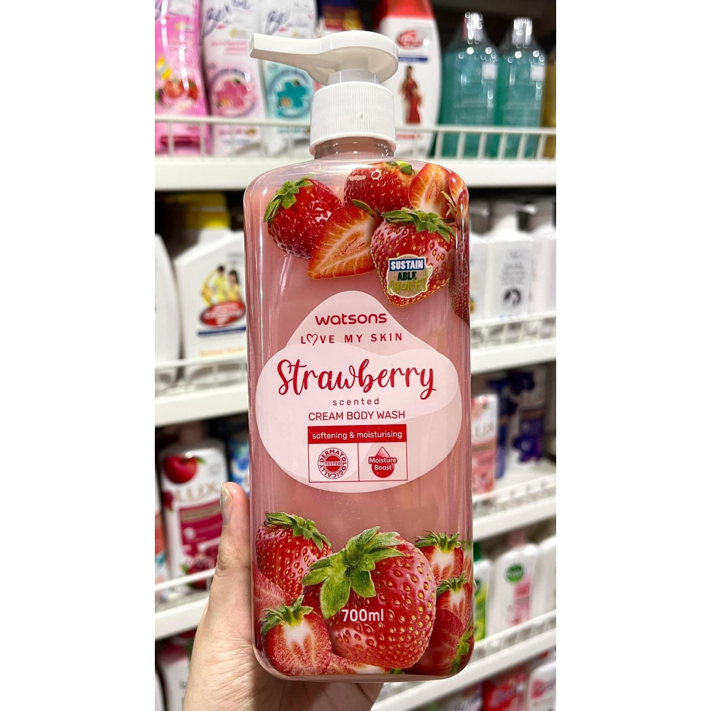 Sữa Tắm Watsons Love My Skin Cream Body Wash 700ml