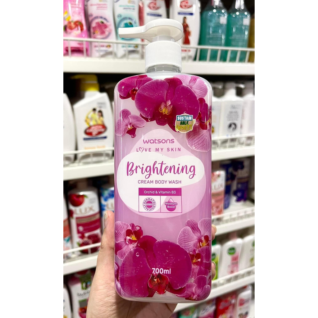 Sữa Tắm Watsons Love My Skin Cream Body Wash 700ml