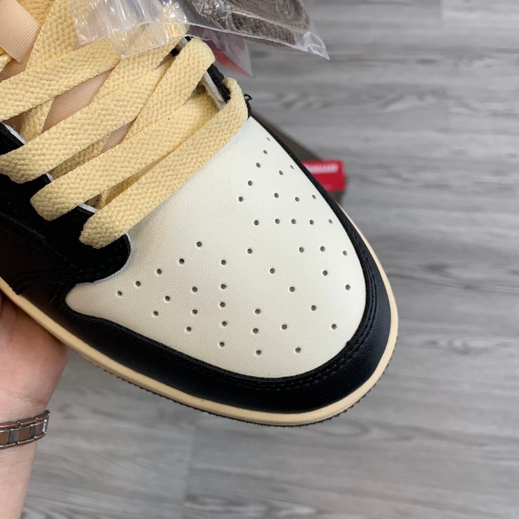 Giày Sneaker Jordan 1 Low Travis Scott Dark Mocha, Giày Thể Thao Full Box- NICE SNEAKER | Chất lượng siêu cấp.