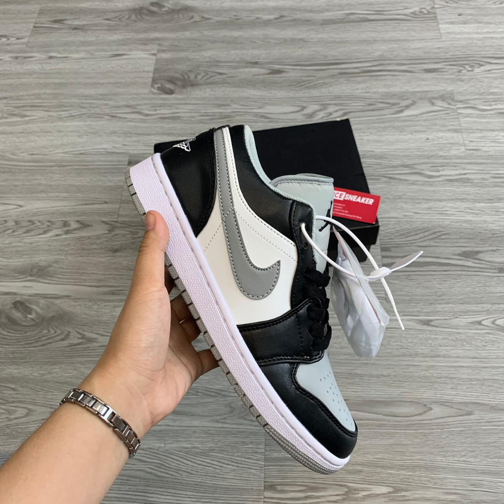 Giày Jordan 1 Low Smoke Grey V2, Giay Thể Thao Đen Xám V2 Cao Cấp - NICE SNEAKER | Chất lượng siêu cấp.
