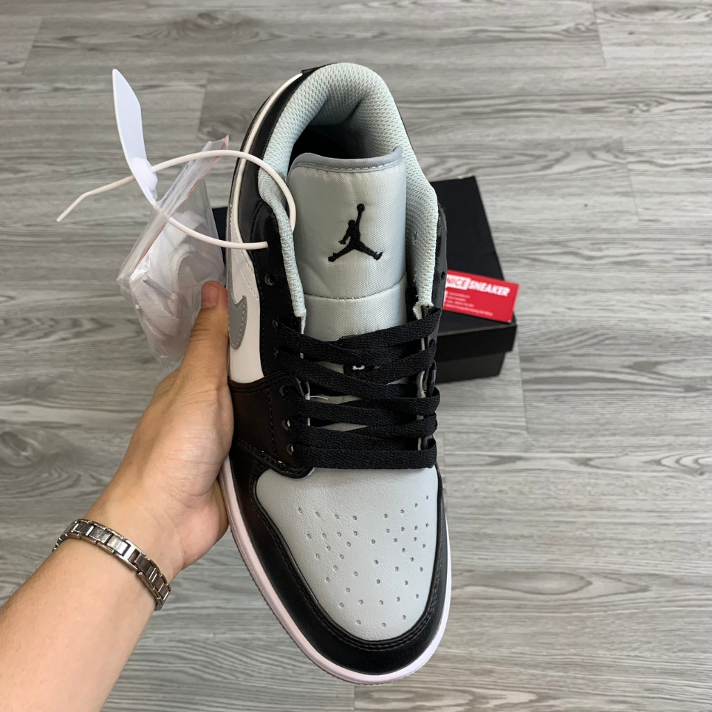 Giày Jordan 1 Low Smoke Grey V2, Giay Thể Thao Đen Xám V2 Cao Cấp - NICE SNEAKER | Chất lượng siêu cấp.