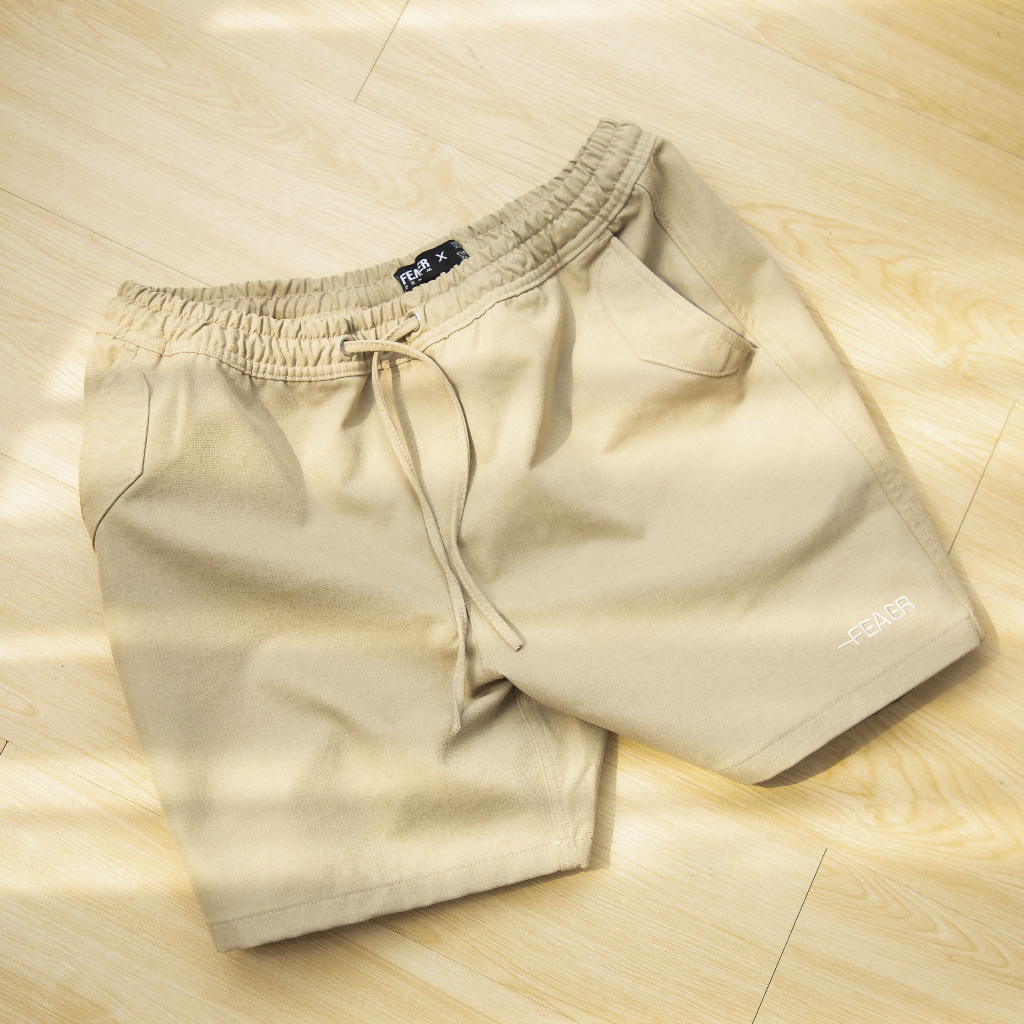 Quần Short Nam vải KAKI CANVAS cao cấp, nam tính, trẻ trung, năng động - FEAER