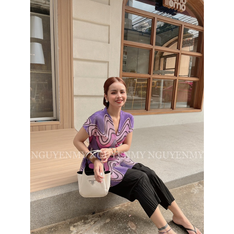 Áo dập ly thái sắc màu