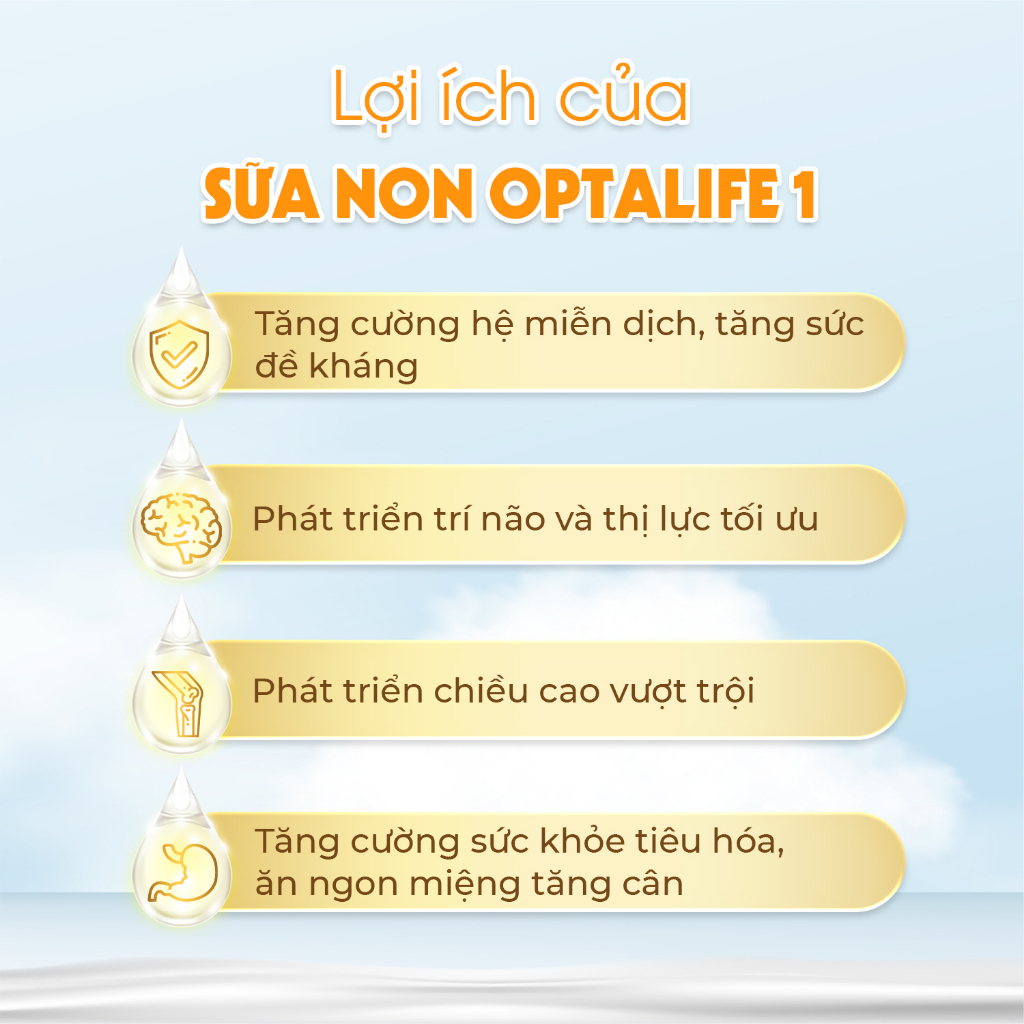 Sữa non hộp [OPTALIFE 1] - Cho trẻ 1-10 tuổi - Hộp (30 gói)