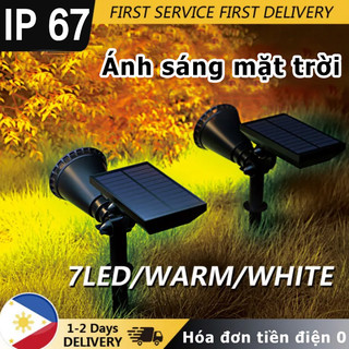 Đèn led sân vườn - đèn spotlight năng lượng mặt trời