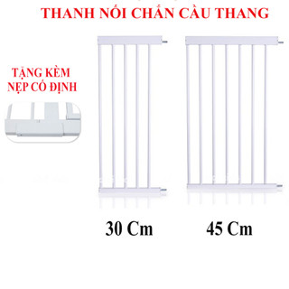 Thanh nối thanh chắn cửa 30cm, 45cm, hỗ trợ chắn cửa, chắn cầu thang nhiều kích thước, an toàn cho bé