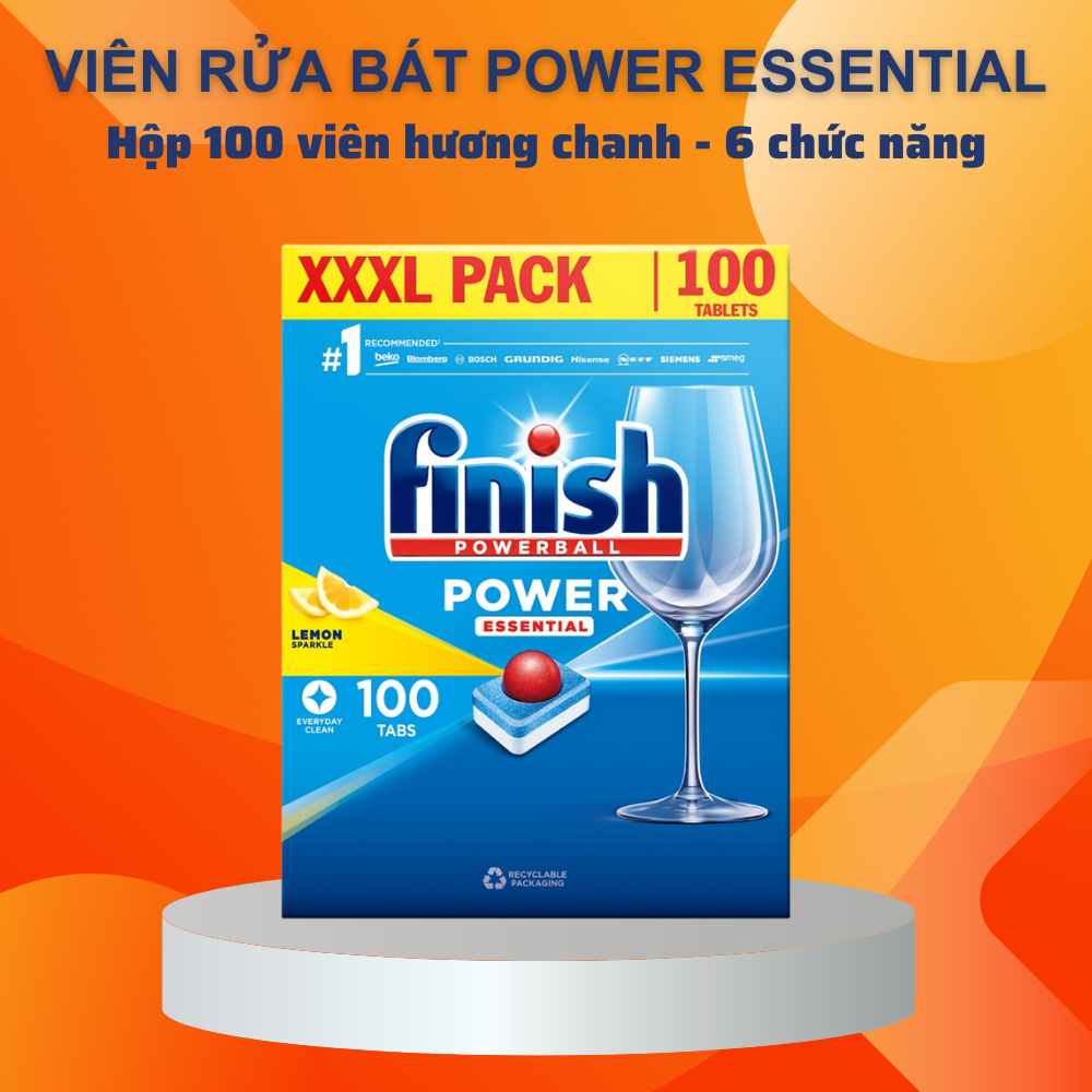 Viên rửa bát Finish 150 viên, 120, 110 100 viên Finish all in 1, Finish Classic, Quantum Ultimate - Nhập Khẩu Chính Hãng