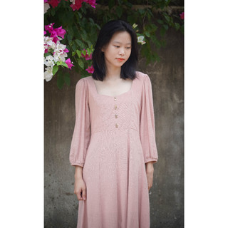 Đầm linen tay lỡ - Nhà Của Moon