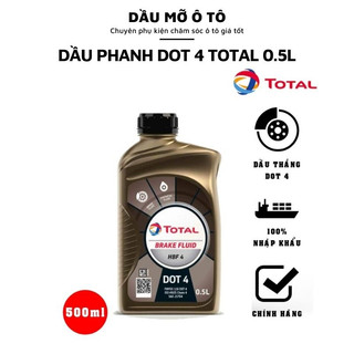 Dầu phanh dầu thắng dot 4 total hbf 4 - 0.5 lít nhập khẩu singapore - daumooto