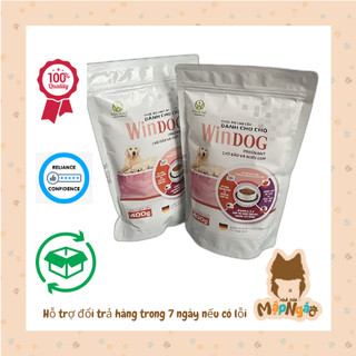 Thức ăn cho chó bầu và nuôi con cao cấp dạng hạt 400g windog