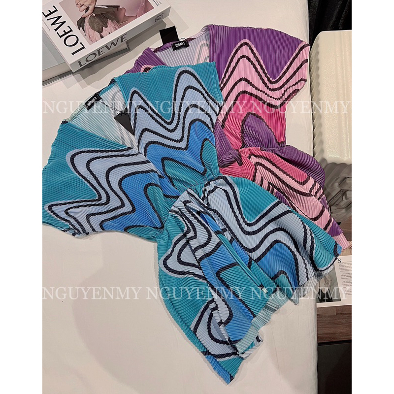 Áo dập ly thái sắc màu