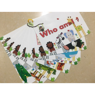 Sách - Who Am I ? ( Thẻ câu đố học tiếng anh cho bé )