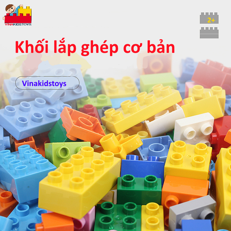 Lắp ghép túi trọng lượng 1kg Vinakidstoys - đồ chơi lắp ghép Việt Nam