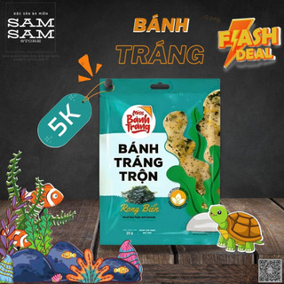Bánh tráng trộn ăn liền trọng lượng 20g vị rong biển thương hiệu miss bánh tráng đặc biệt thơm ngon giá ưu đãi