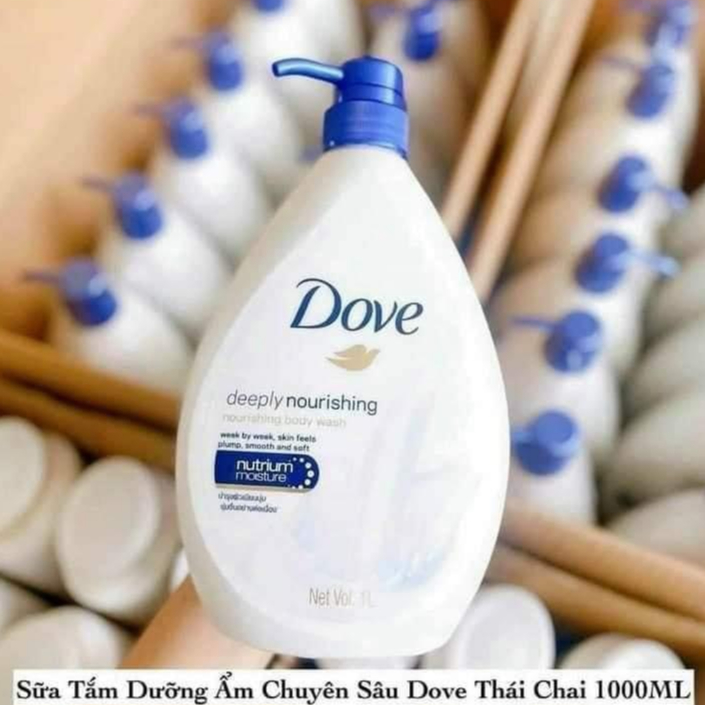 Sữa tắm Dove thái lan dưỡng ẩm chuyên sâu sáng mịn phục hồi da body dung tích 1000ml
