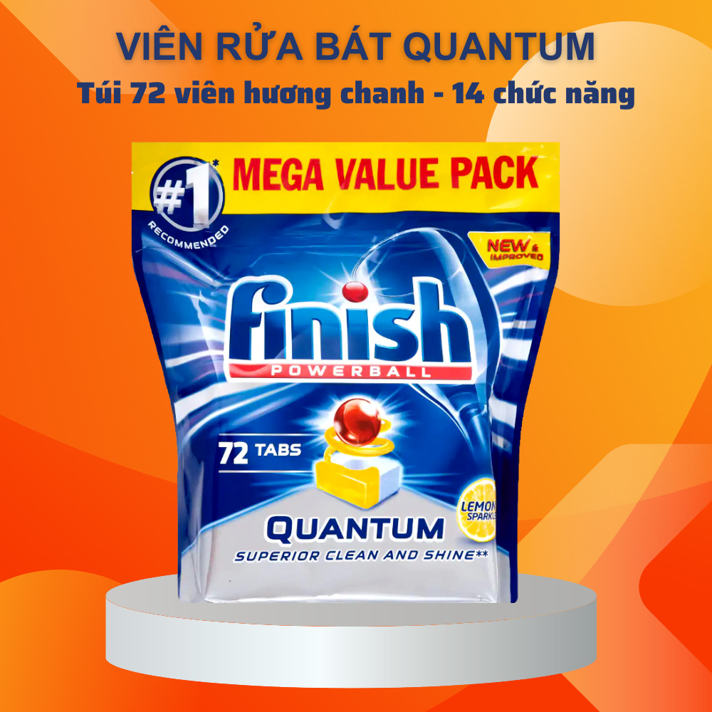 Viên rửa bát Finish 150 viên, 120, 110 100 viên Finish all in 1, Finish Classic, Quantum Ultimate - Nhập Khẩu Chính Hãng
