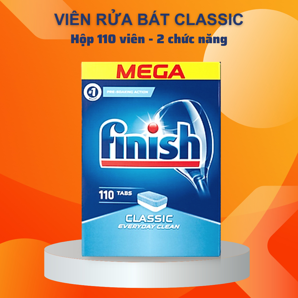 Viên rửa bát Finish 150 viên, 120, 110 100 viên Finish all in 1, Finish Classic, Quantum Ultimate - Nhập Khẩu Chính Hãng