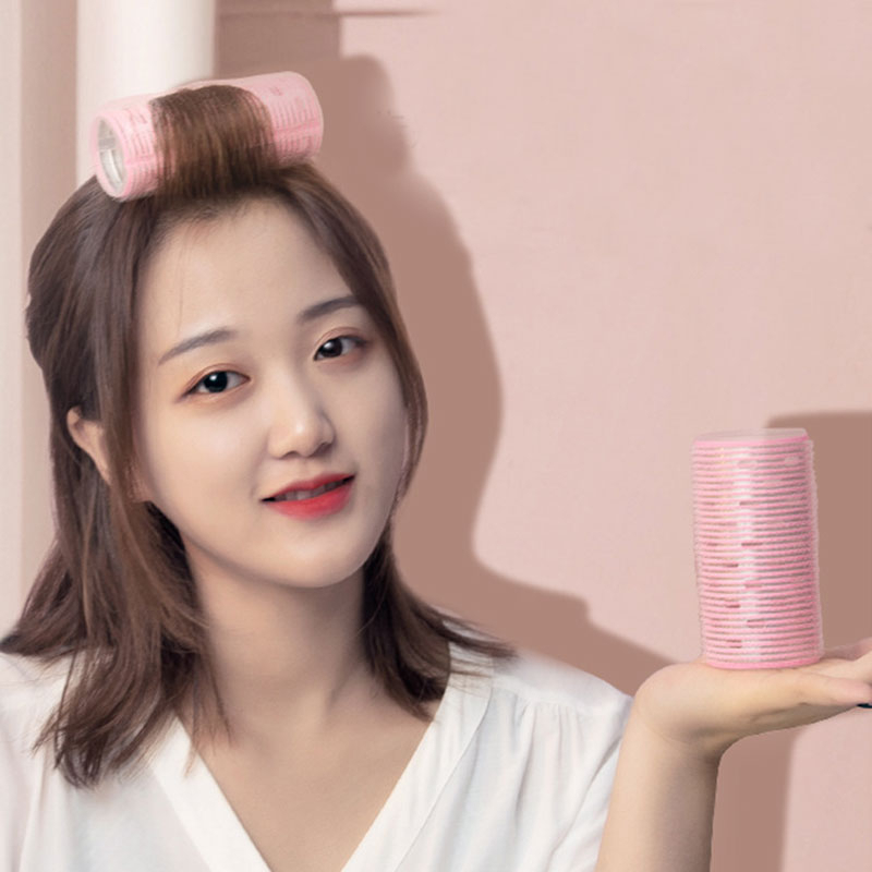 Lô cuốn tóc hàn quốc lõi Nhôm 10cm siêu to dài tự dính uốn mái dài cỡ lớn hottrend