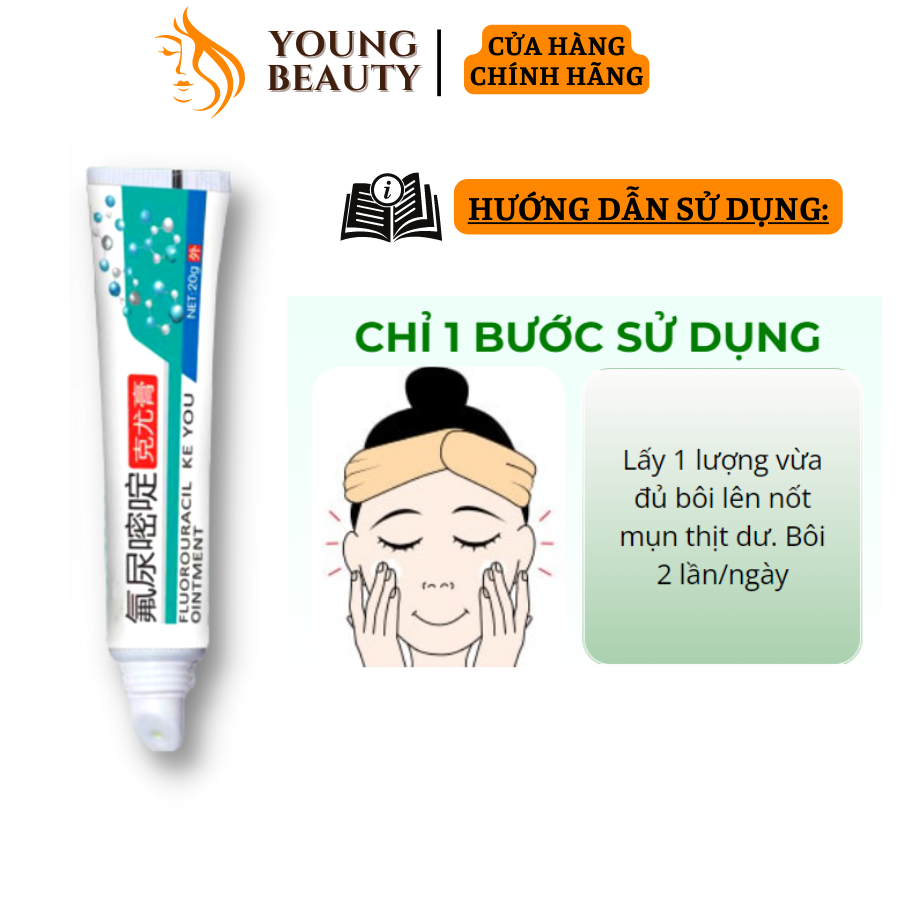 Kem mụn thịt dư OINTMENT - Kem rụng mụn thịt, u thịt lâu năm, giúp da láng mịn hơn - YOUNG BEAUTY