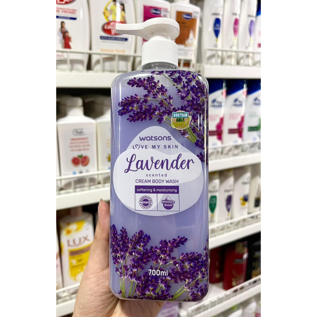 Sữa Tắm Watsons Love My Skin Cream Body Wash 700ml