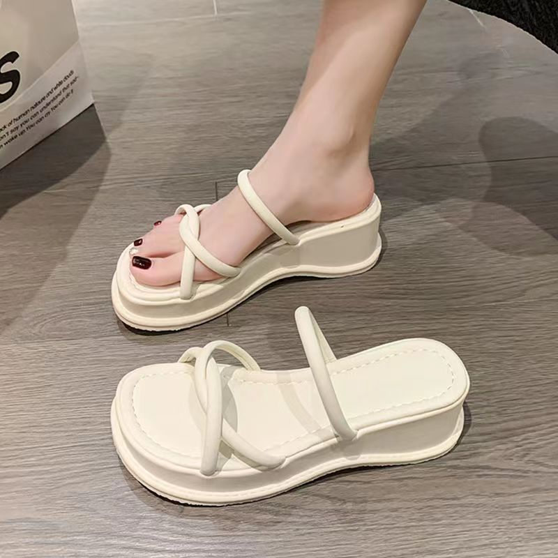 Dép xỏ ngón đế dày Dốc và mát dép nữ dày dưới