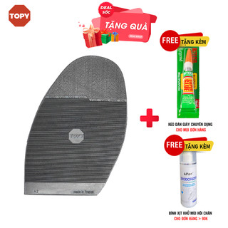 Cặp miếng dán đế giày nam cao su chống trượt - TOPY FINLUX ( 01 đôi đế trước )