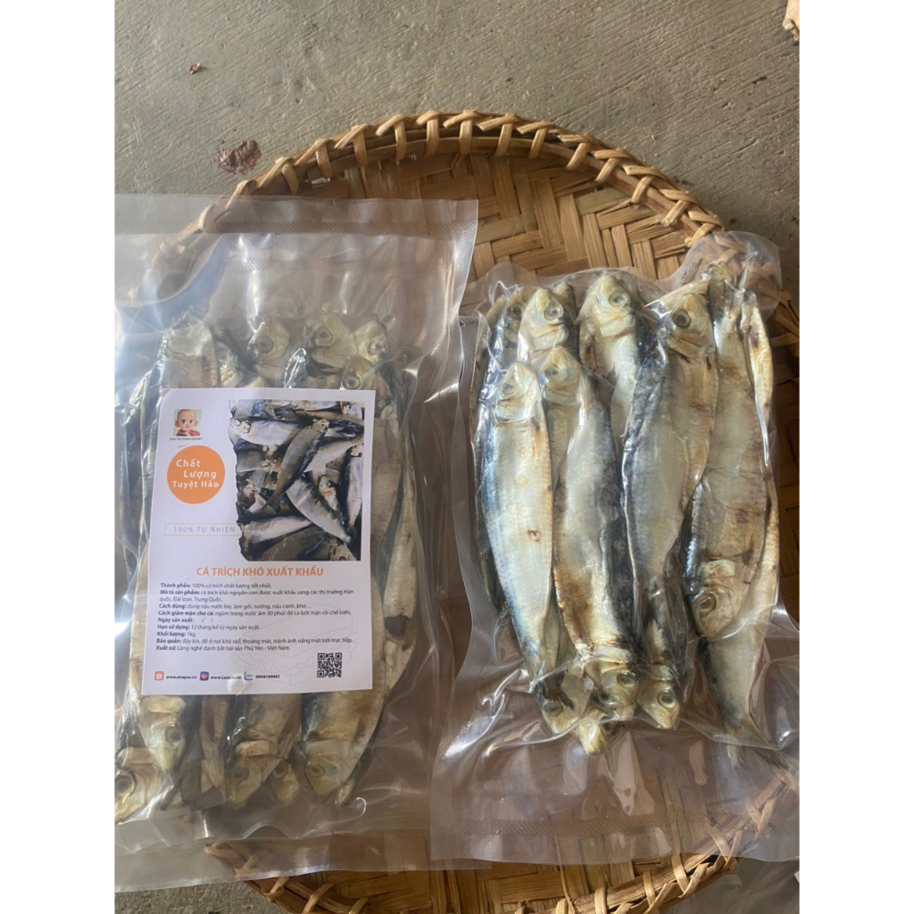 1 kg cá trích khô xuất khẩu - loại 1