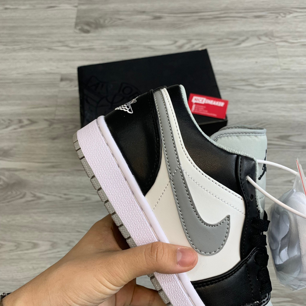 Giày Jordan 1 Low Smoke Grey V2, Giay Thể Thao Đen Xám V2 Cao Cấp - NICE SNEAKER | Chất lượng siêu cấp.