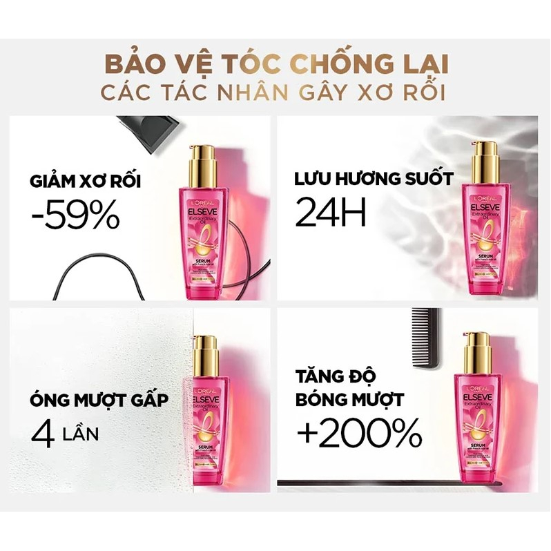 Dầu Dưỡng Tóc Từ Tinh Dầu Hoa L'Oreal Elseve Extraordinary Oil 100ml