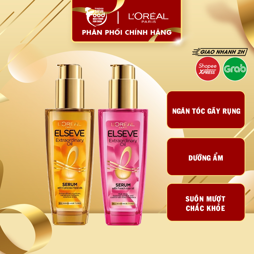 Dầu Dưỡng Tóc Từ Tinh Dầu Hoa L'Oreal Elseve Extraordinary Oil 100ml