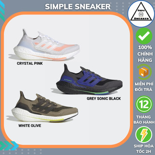 Giày Chạy Bộ Ultraboost 21 🔴FREESHIP🔴 Giày Thể Thao Nam Chính Hãng Adidas Ultraboost 21 Orbit Green (Olive)Chuẩn Auth -