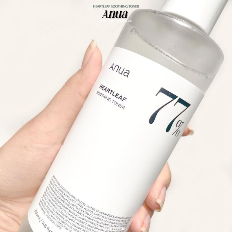 Toner Anua chiết xuất diếp cá làm dịu, dưỡng da  Anua Heartleaf 77% Soothing Toner