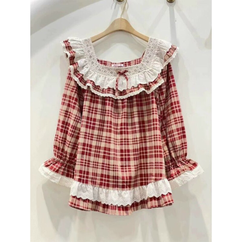 Bộ ngủ tiểu thư bánh bèo tay bồng đũi cao cấp quảng châu