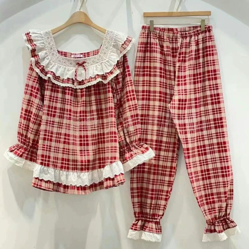 Bộ ngủ tiểu thư bánh bèo tay bồng đũi cao cấp quảng châu