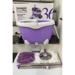 Cây lau nhà 360 độ đa năng thái lan spin mop sm05