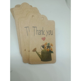 100 tag cảm ơn -giấy nâu-35k