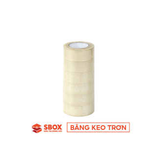 Combo 6 cuộn băng keo trong đóng hàng 47mmx130m