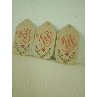 100 tag giấy kraft cảm ơn -35k