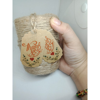 100 tag giấy kraft cảm ơn -35k