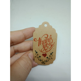 100 tag giấy kraft cảm ơn -35k