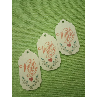 100 tag giấy kraft cảm ơn -35k