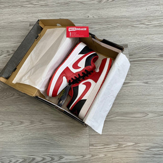 Giày jordan 1 low reverse black toe, giay thể thao đỏ đen nam nữ full box - nice sneaker | chất lượng siêu cấp.