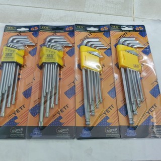 Bộ lục giác yeti 9 món bi&bông