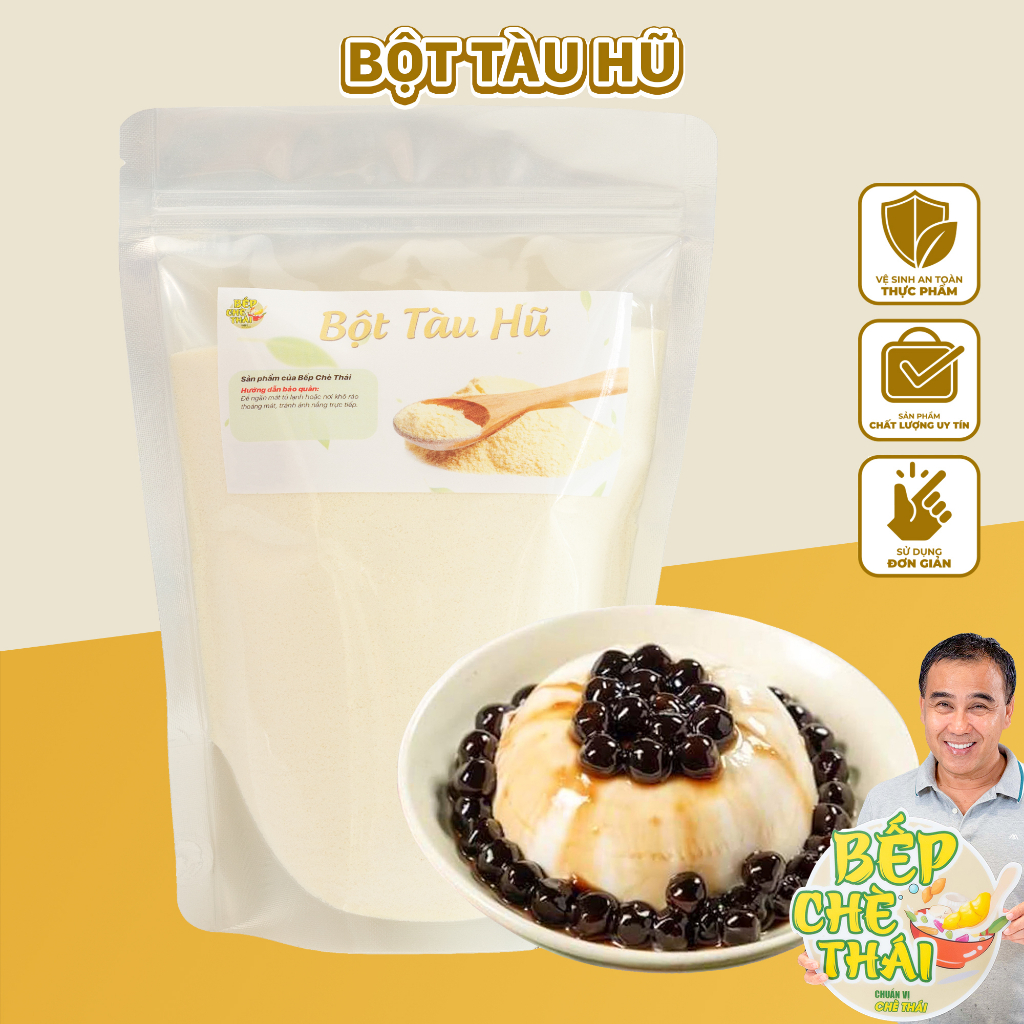 Bột Tàu Hũ Singapore Bột Làm Tàu Hủ - Túi 500gr - Bếp Chè Thái