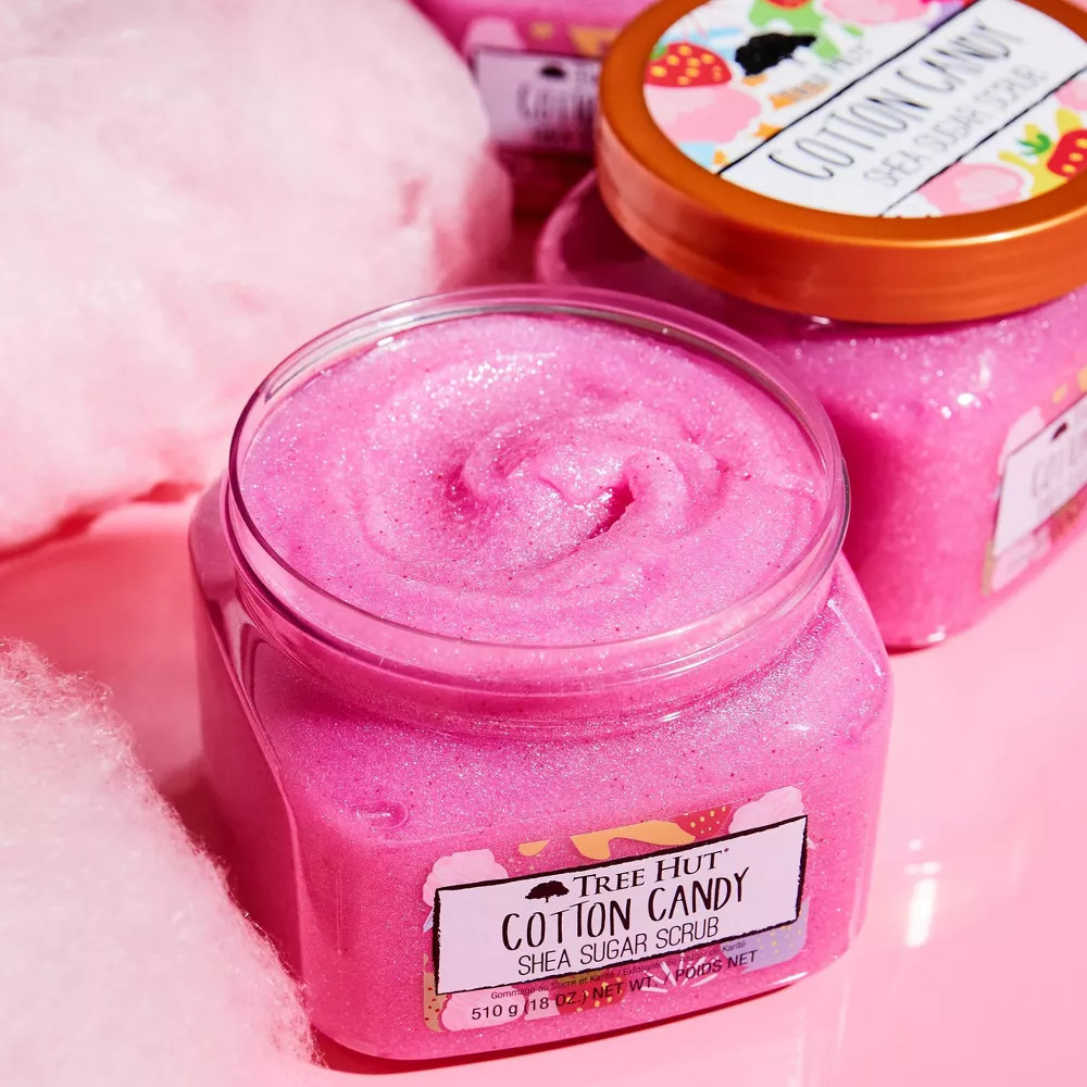 Tẩy tế bào chết cơ thể TREE HUT COTTON CANDY SHEA SUGAR SCRUB chính hãng 510gr